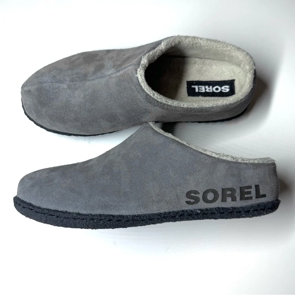 Sorel Kids Lanner Ridge Gray Slippers Size- 3